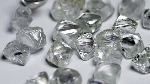 Необработанные алмазы фото